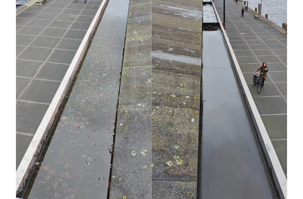 Dakgoten schoonmaak. De herfst en winter zijn aangebroken en dat betekent dat de bladeren van de bomen vallen en in de dakgoten belanden